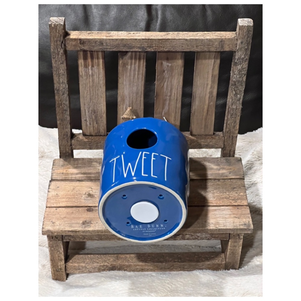 NEW Rae Dunn Tweet Birdhouse - Picture 7 of 8